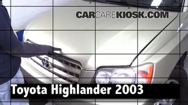 2003 Toyota Highlander 2.4L 4 Cyl. Review